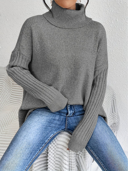 Soft Knitted Crew Neck Sweater
