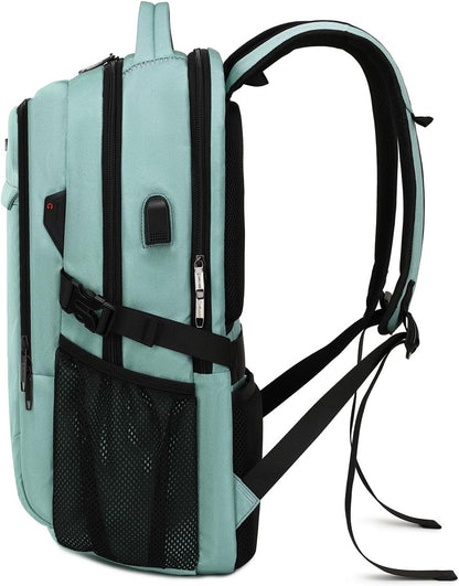 Durable Commuter Laptop Bag with USB Charger & Pockets