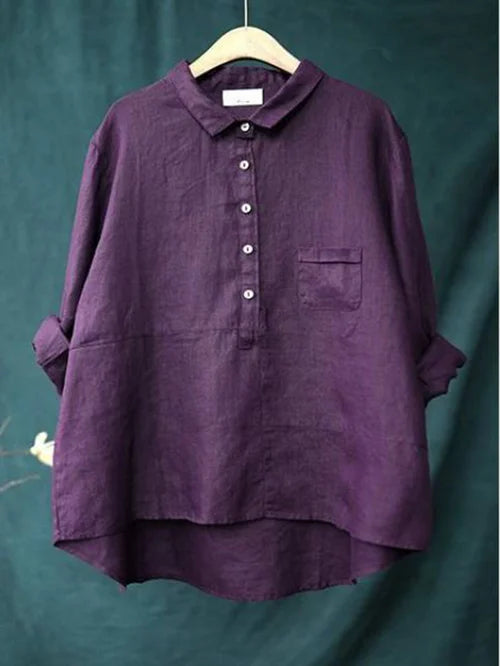 Stylish Ladies Formal Button Blouse