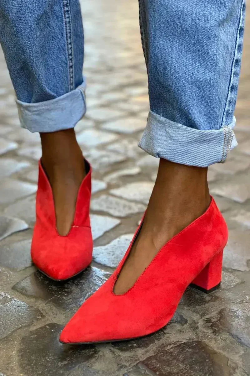 Classic High Heel Dress Pumps - Olytrend