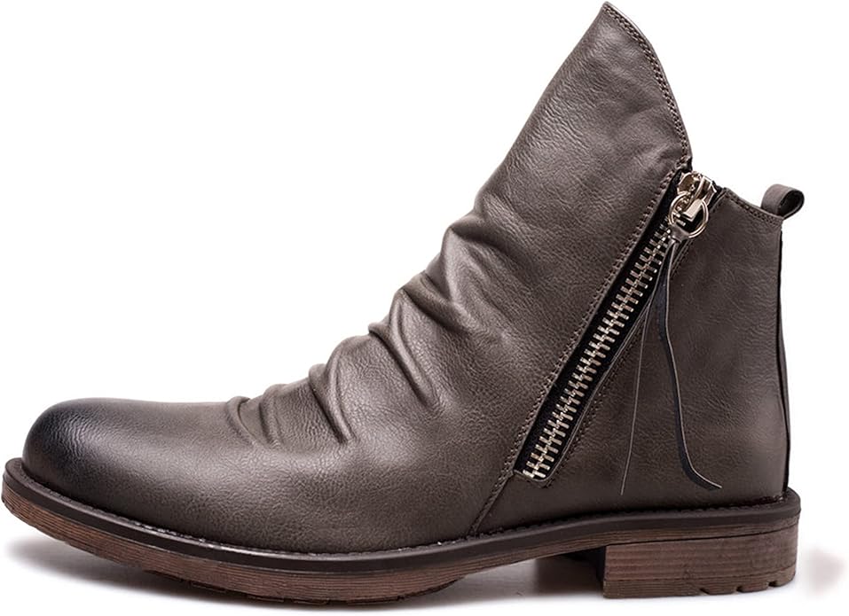 Men's Fashionable Low Heel Boots