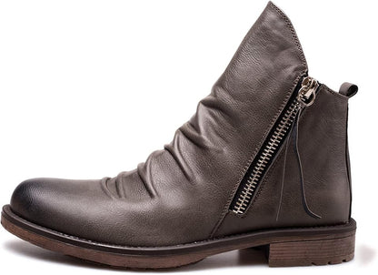 Men's Fashionable Low Heel Boots