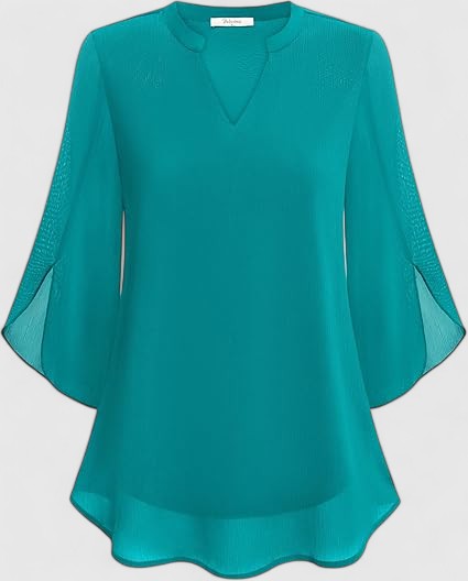Soft Feminine Casual Blouse - Olytrend