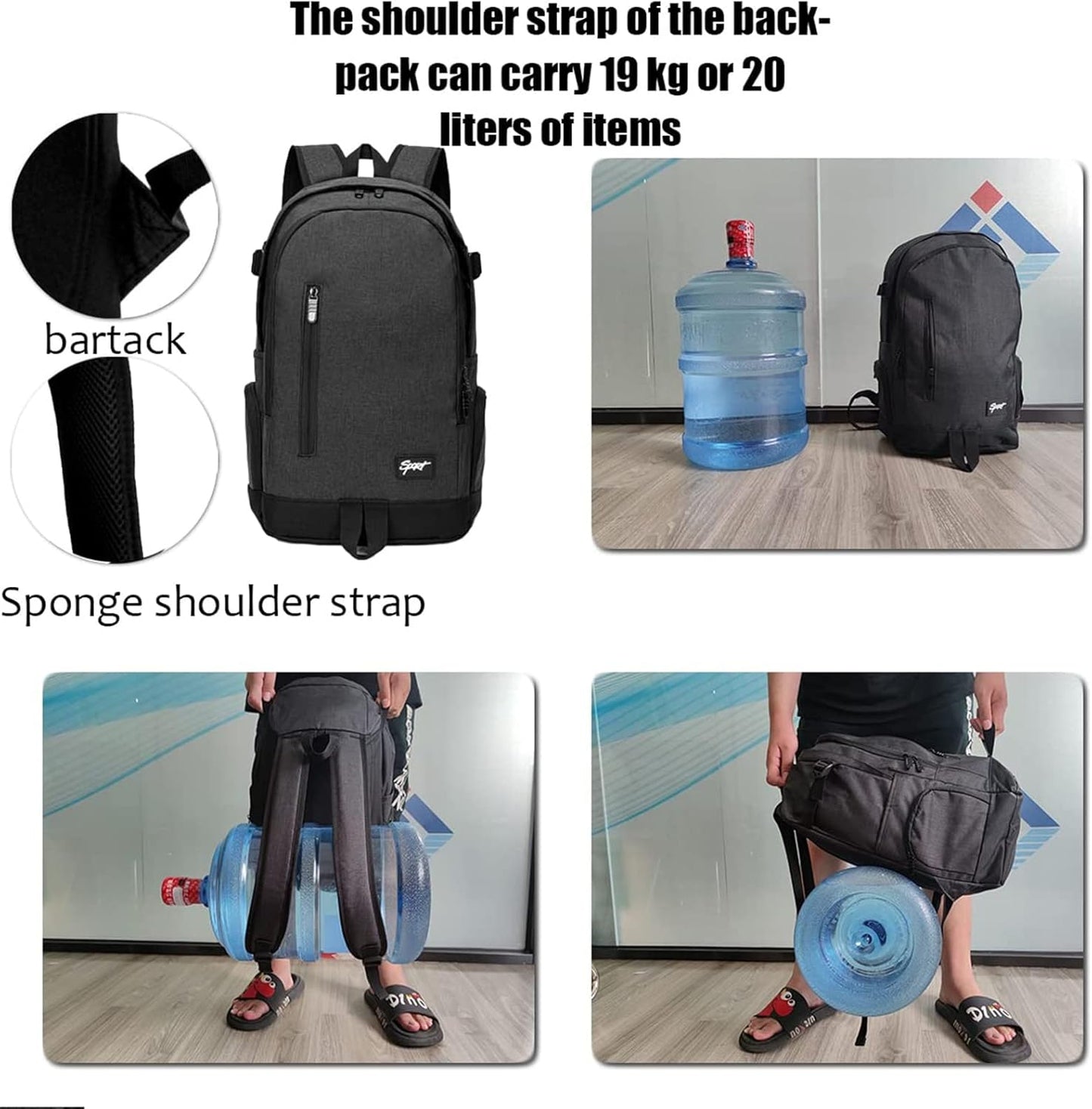 Compact 15.6 Laptop Bag with Multiple Compartments