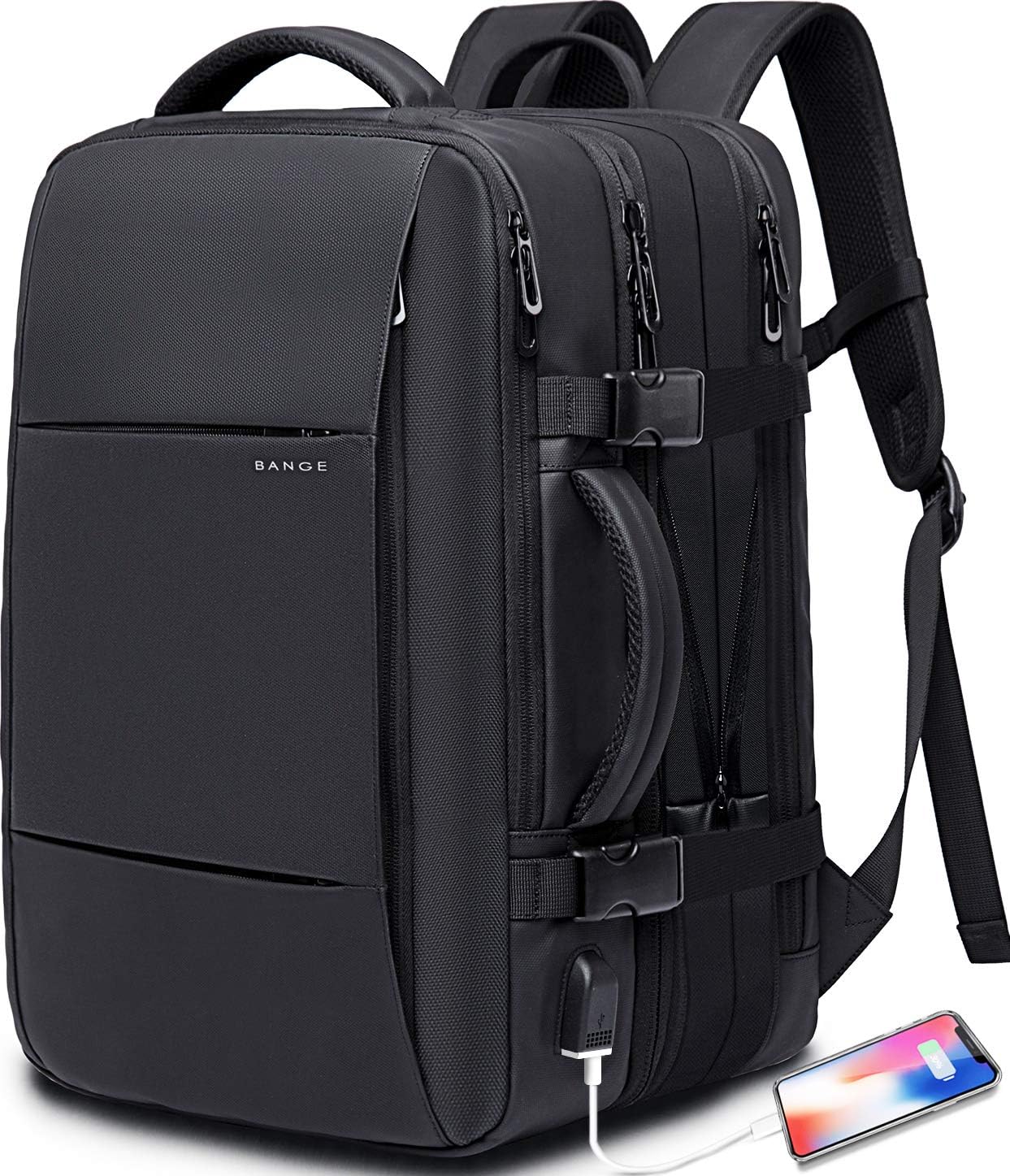 Spacious Water Resistant Travel Bag with Laptop Pocket