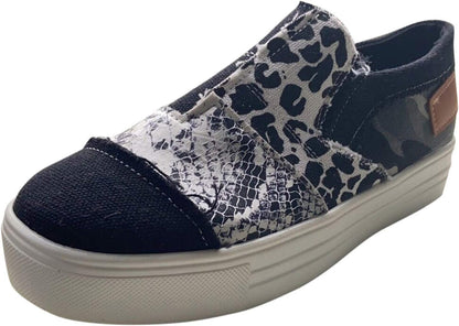 Fashionable Blue Slip On Shoes for Women