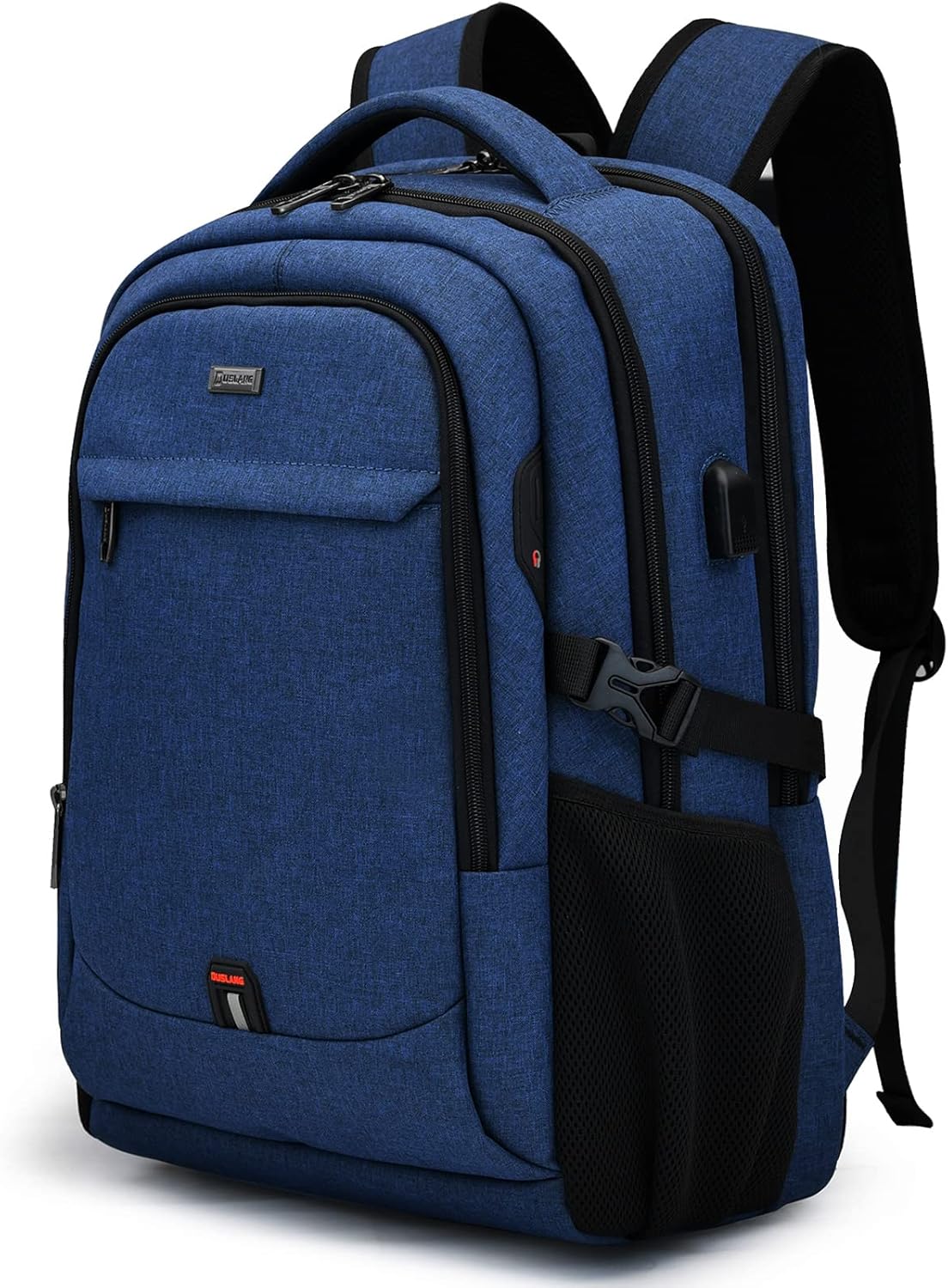 Durable Commuter Laptop Bag with USB Charger & Pockets