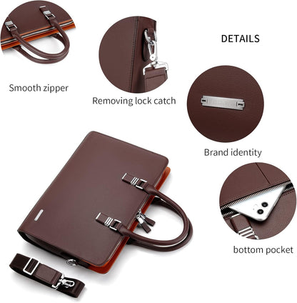 Premium Leather Executive Laptop Bag