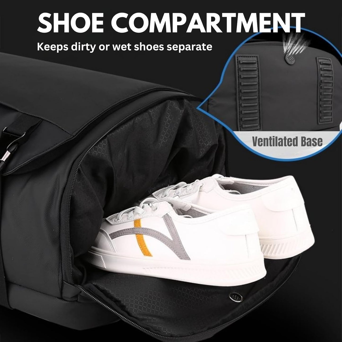 Waterproof 15 Laptop Backpack with USB Charging Port