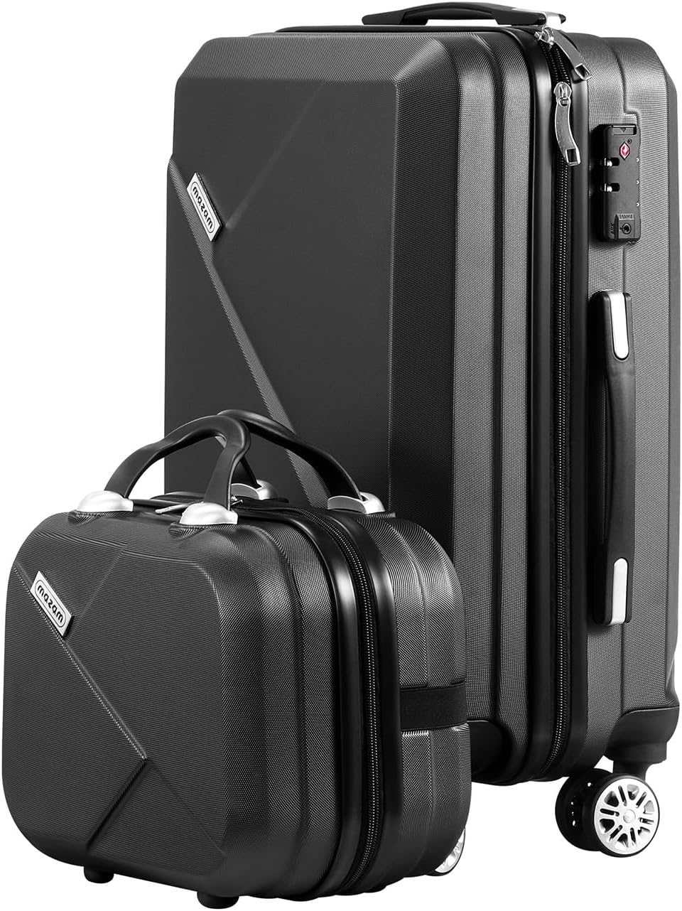 Durable 2-Piece Hardside Suitcase Set with TSA Lock & Spinner Wheels