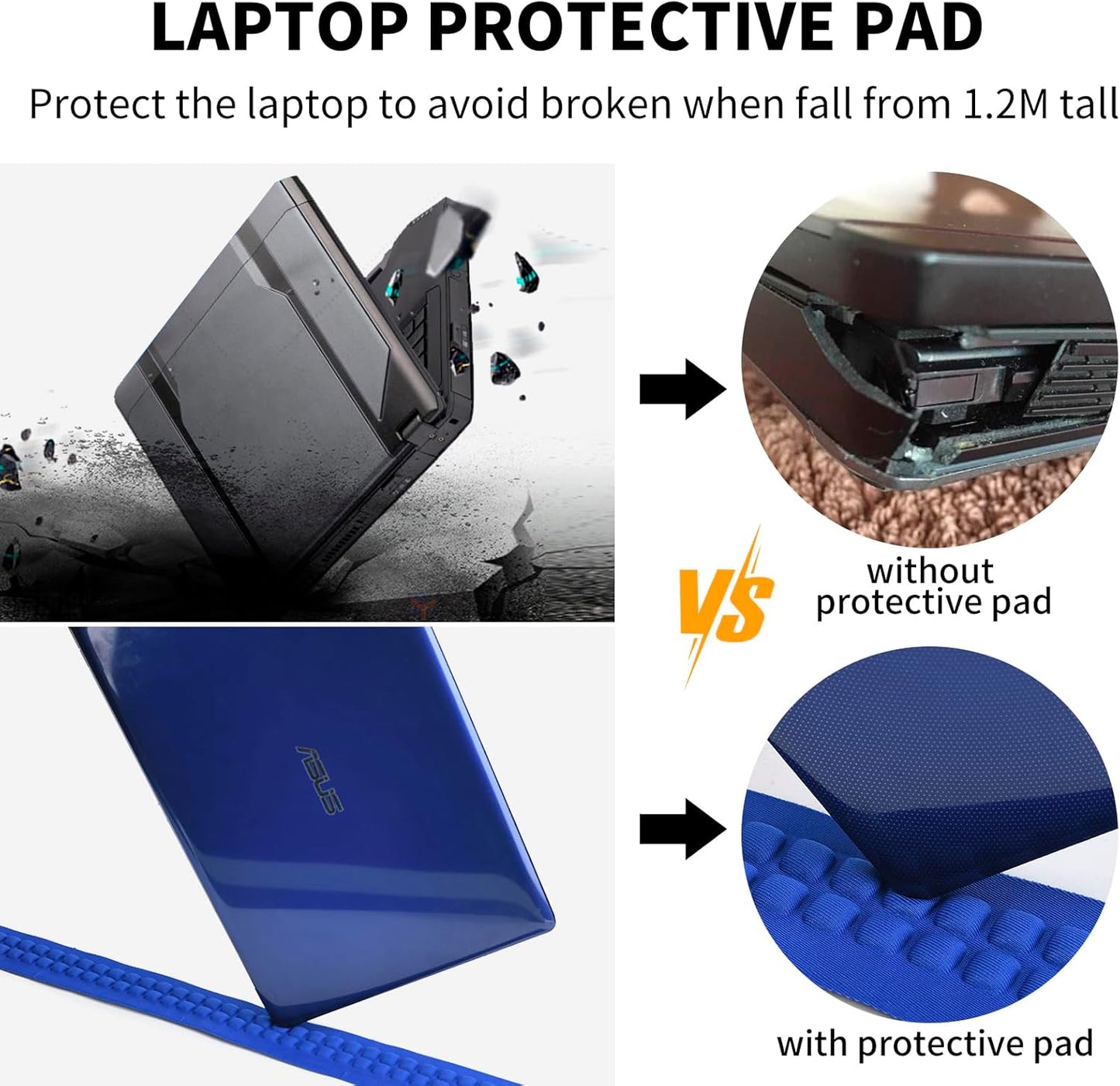 Durable Commuter Laptop Bag with USB Charger & Pockets
