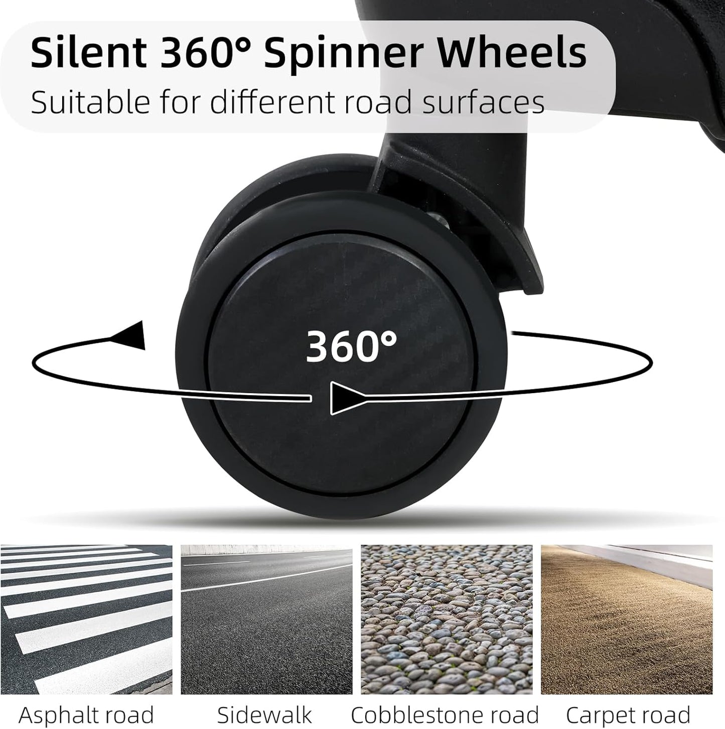 Durable Lightweight Suitcase with TSA Lock & Smooth Wheels