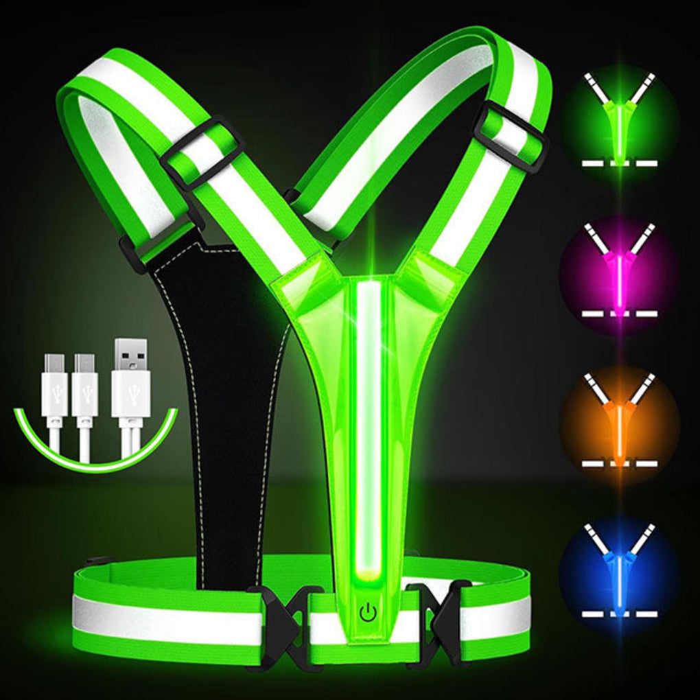 Visible Night Run Vest - Olytrend