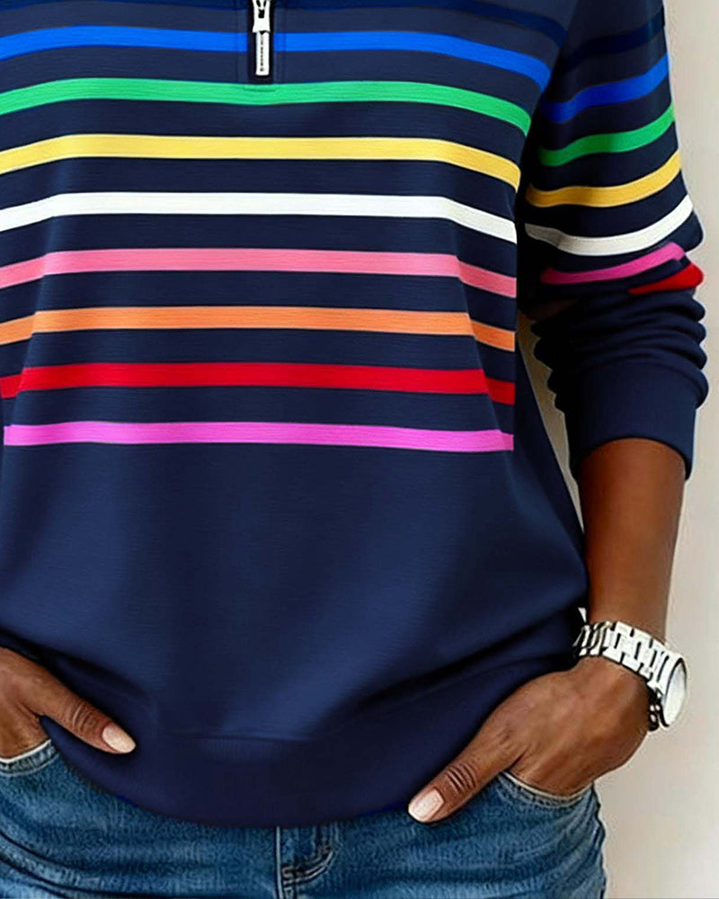 Classic Fit Women's Ribbed Sweatshirt