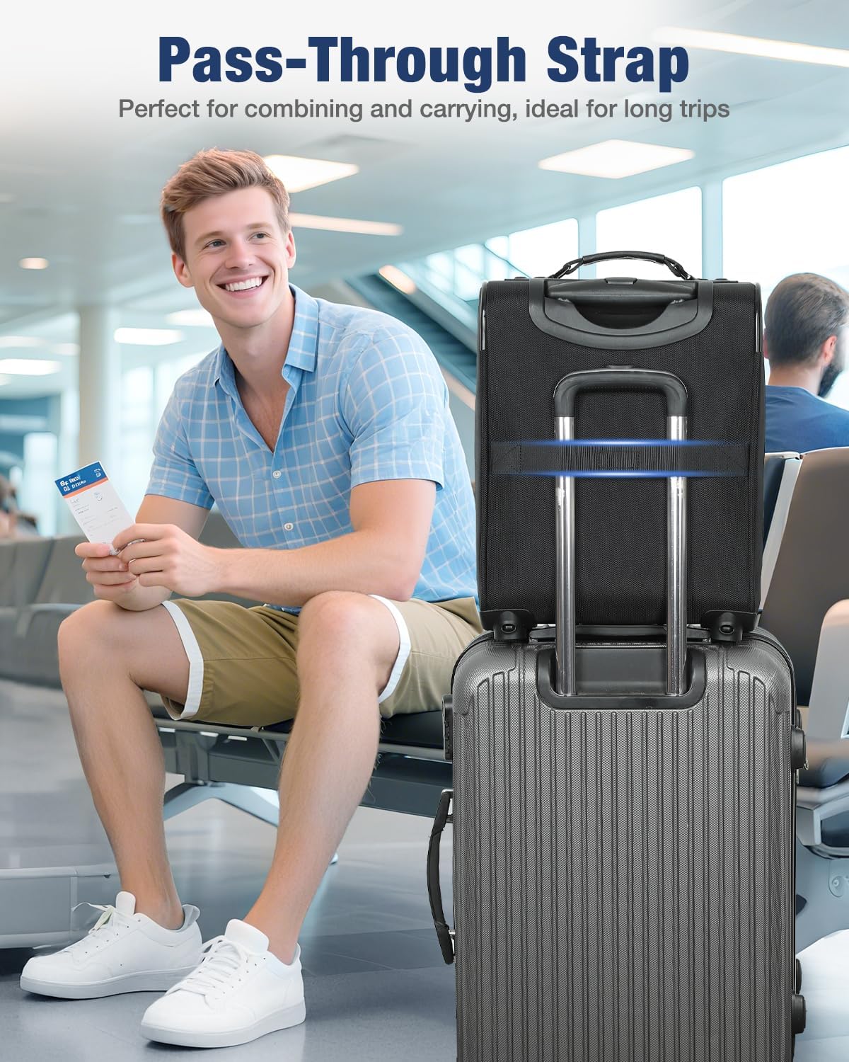 Compact Wheeled Carry-On Luggage - Lightweight & Approved