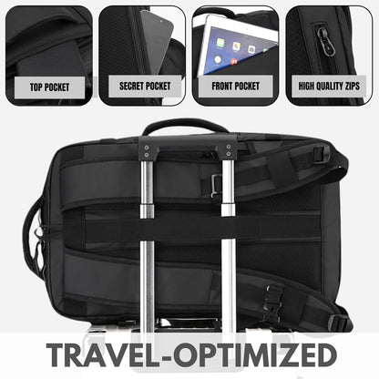 Waterproof 15 Laptop Backpack with USB Charging Port