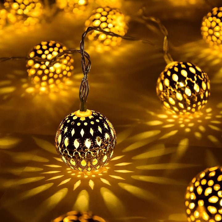 Outdoor Weatherproof Solar Fairy String Lights