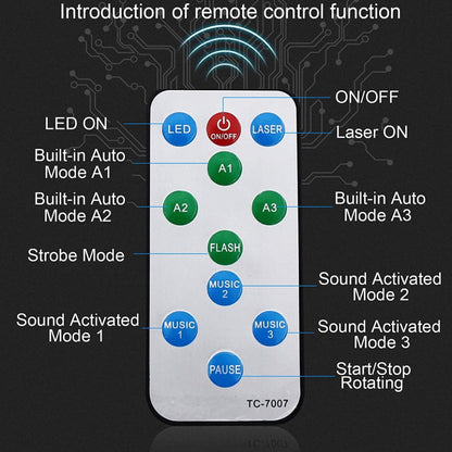 Dual Mode Party Strobe Light
