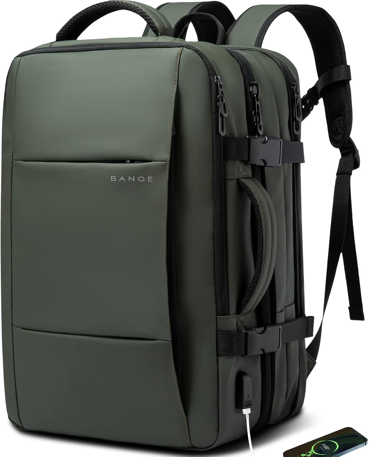 Spacious Water Resistant Travel Bag with Laptop Pocket