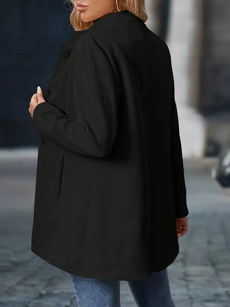 Ladies Warm Winter Parka with Fall Pattern