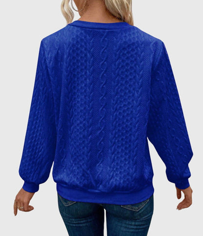 Warm Zip Up Knitted Sweater