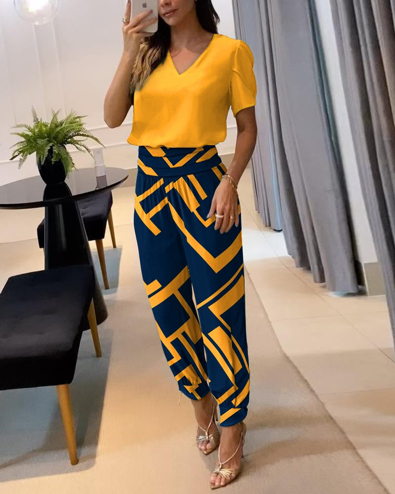 Stylish 2-Piece Ladies Clothing Set - Olytrend