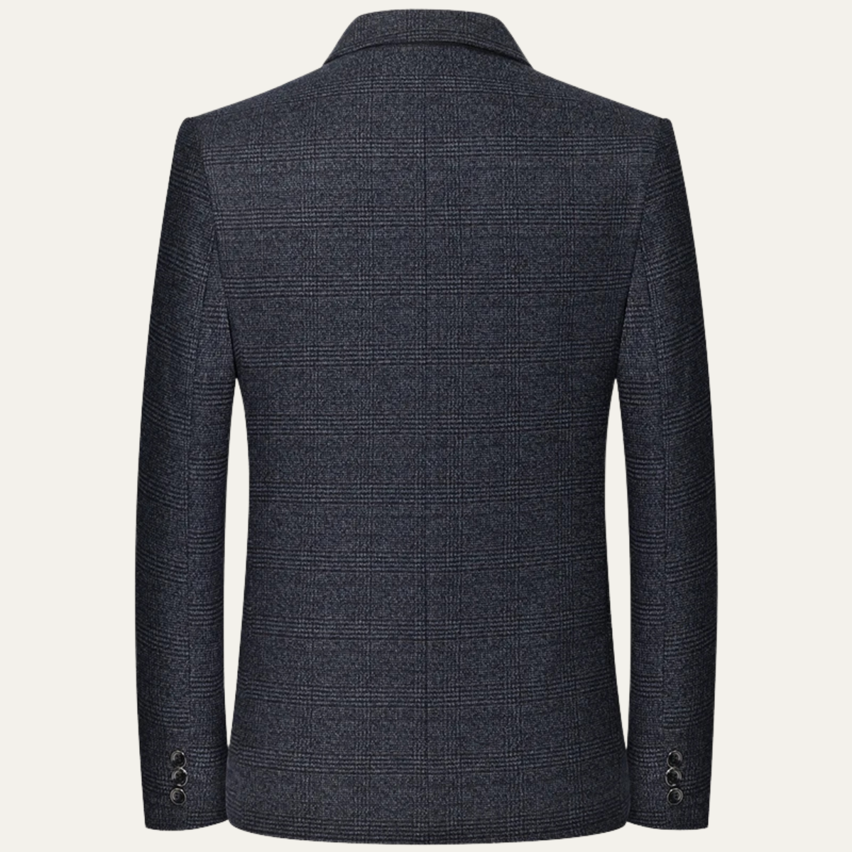 Classic Mens Plaid Pattern Blazer Jacket