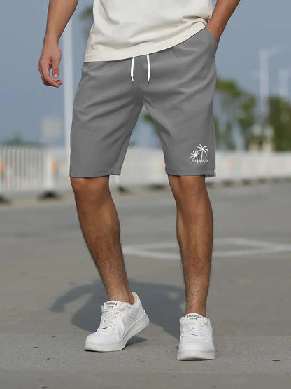 Men's Quick Dry Beach Shorts – Elastic Waist – Pocketed