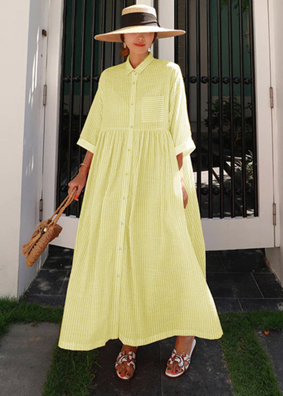 Classic Stripe A-Line Women's Dress