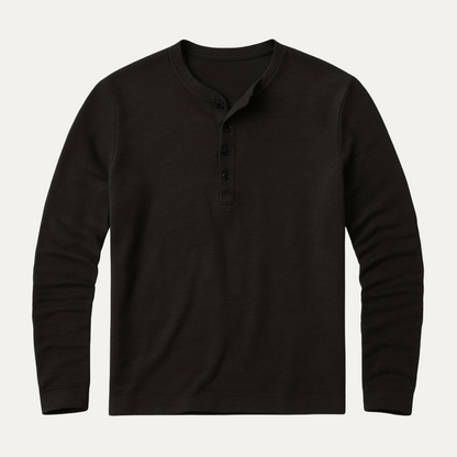 Classic Men's Cotton Long Sleeve Shirt