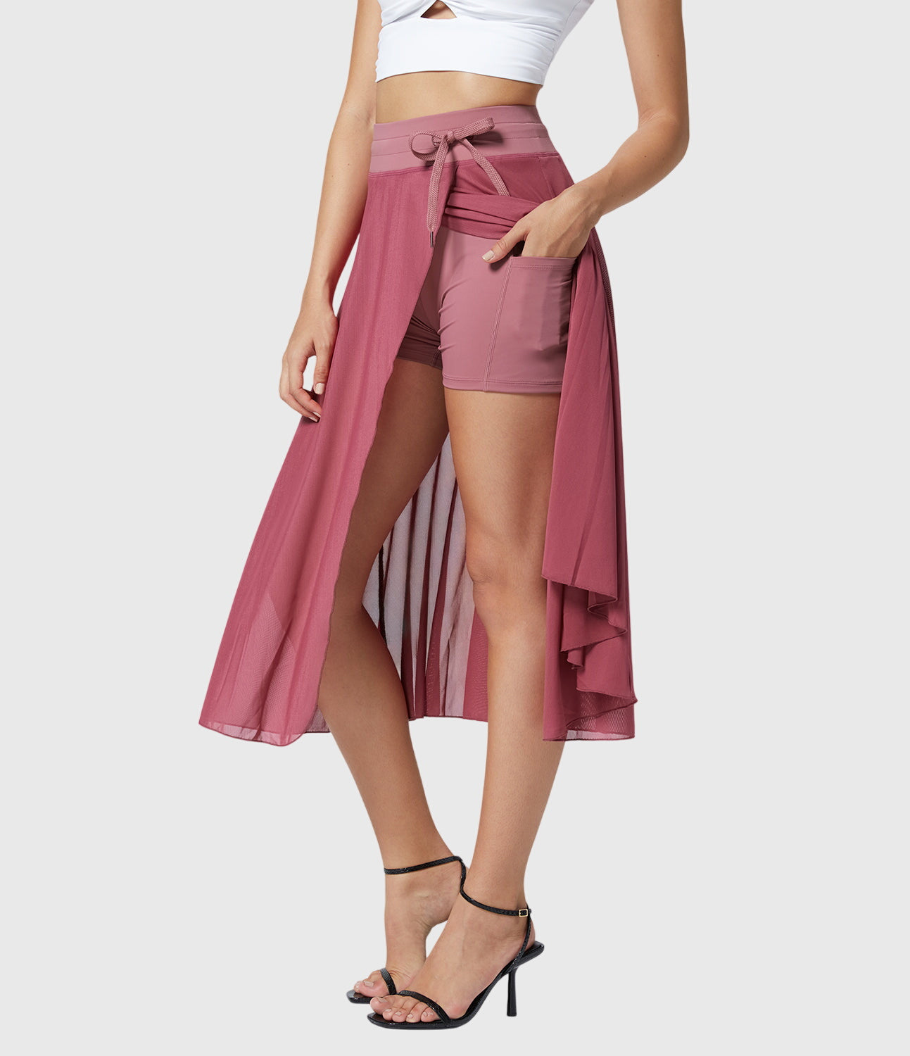 Chic Convertible Mini Skirt