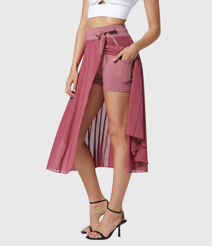 Chic Convertible Mini Skirt