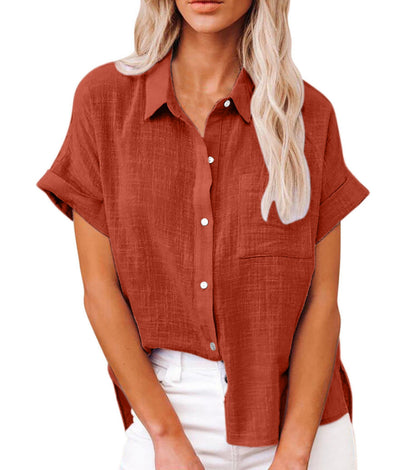 Soft Breathable Women's Cotton Blouse