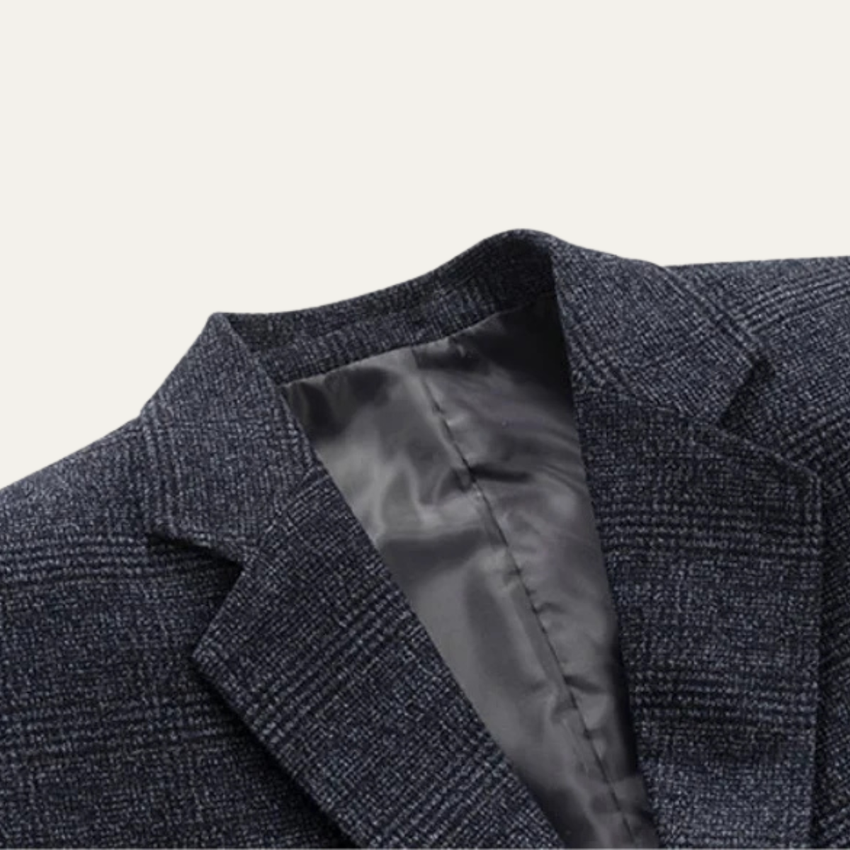 Classic Mens Plaid Pattern Blazer Jacket