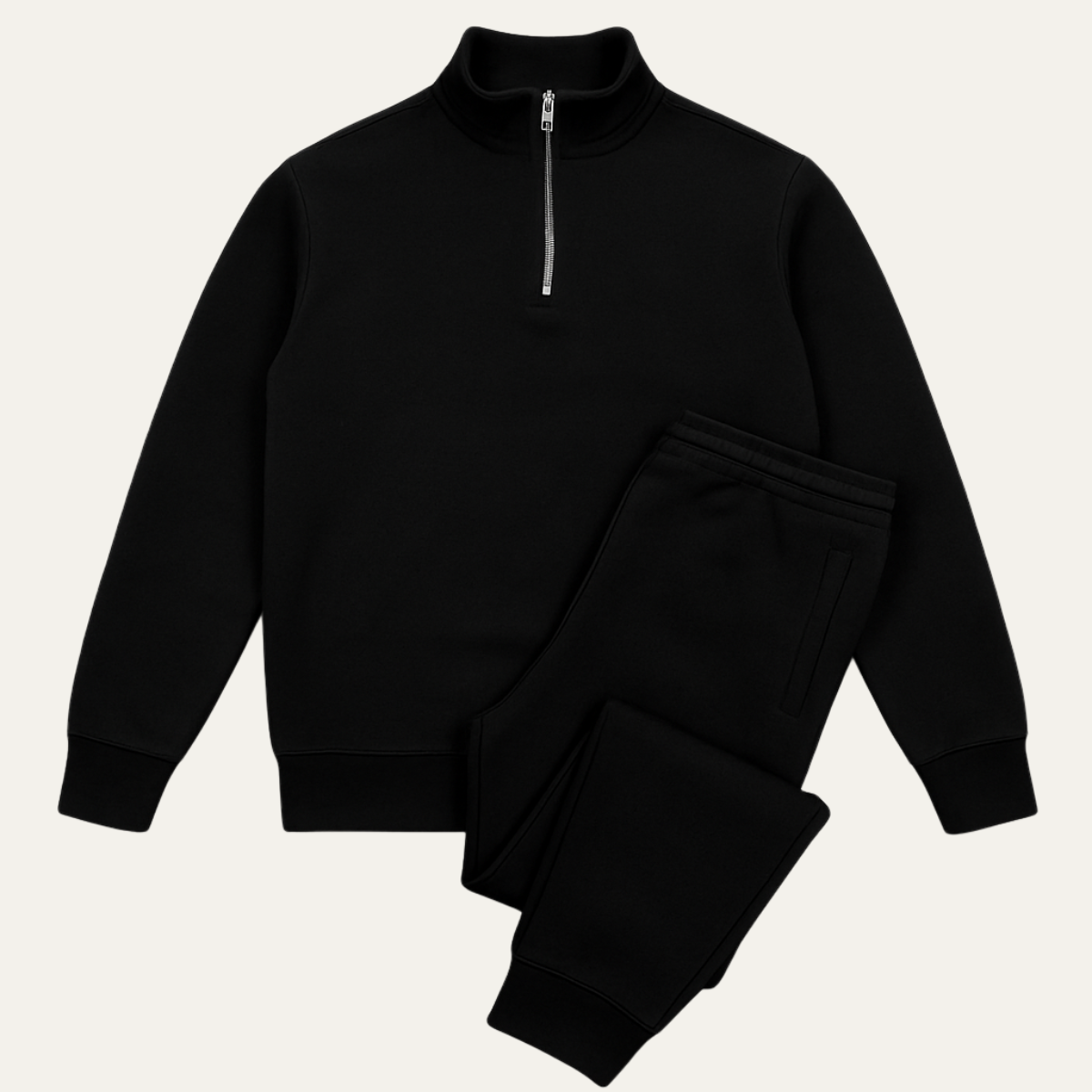 Comfortable Cotton Hoodie Jogger Set for Men