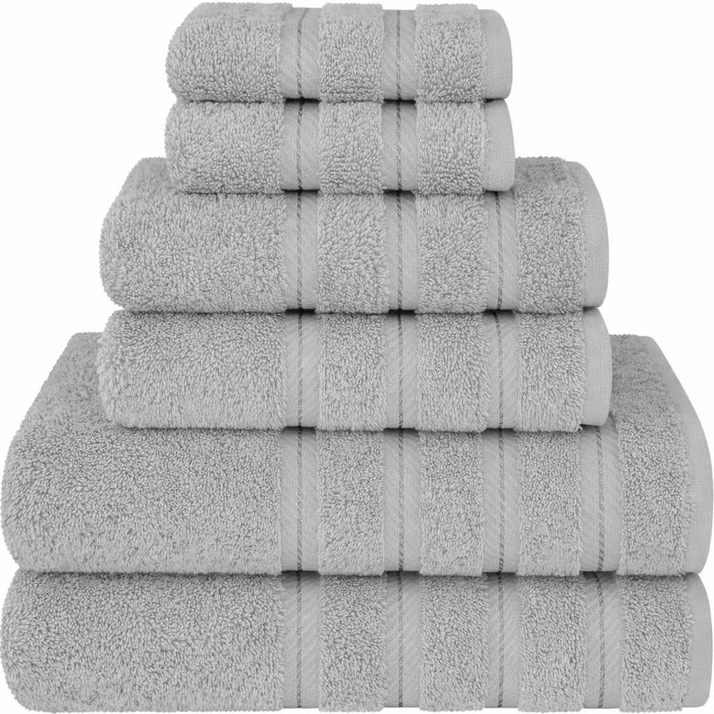Plush 6-Piece Bathroom Towel Set – Super Absorbent