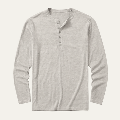 Classic Men's Cotton Long Sleeve Shirt