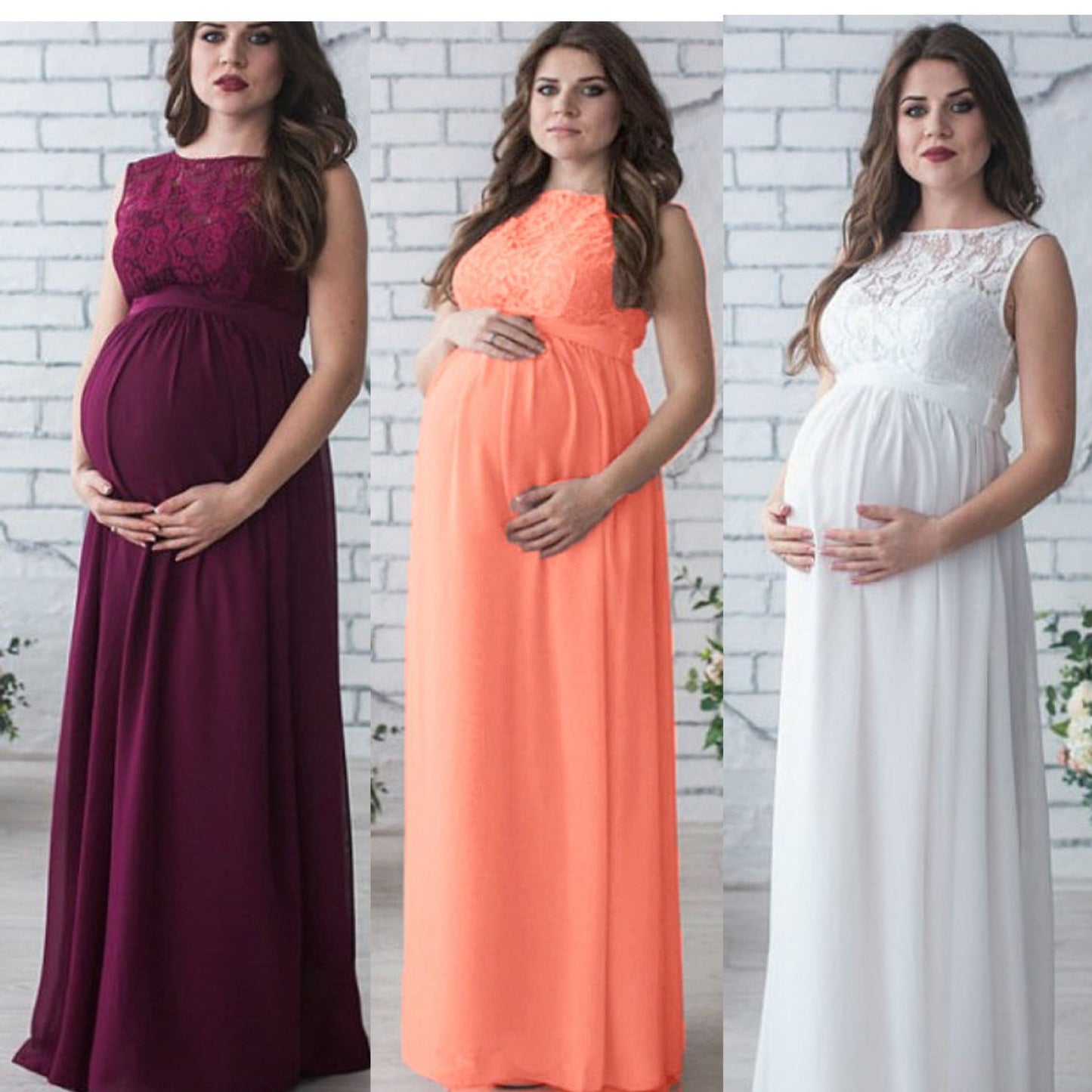 Comfortable Pregnancy Long Dress - Nocini