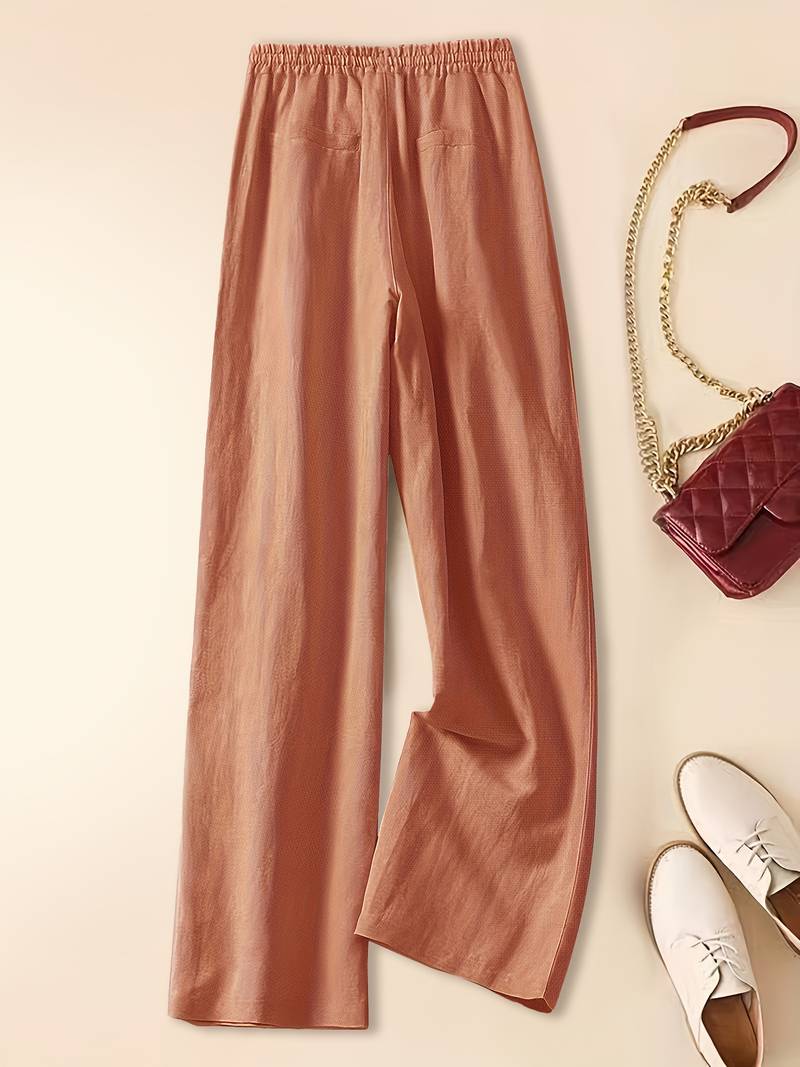 Comfortable Loose Fit Jogger Pants with Elastic Waist