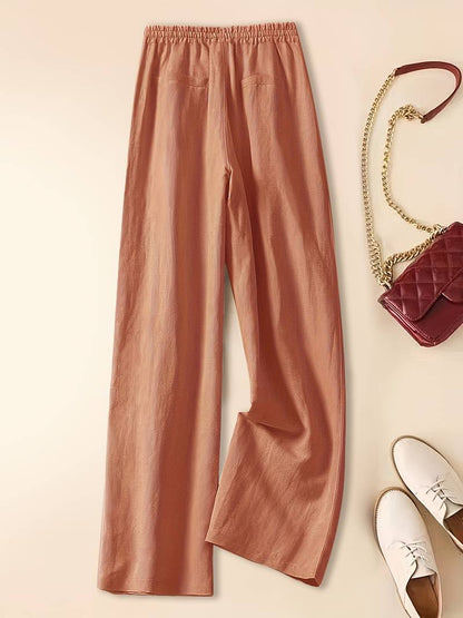 Comfortable Loose Fit Jogger Pants with Elastic Waist