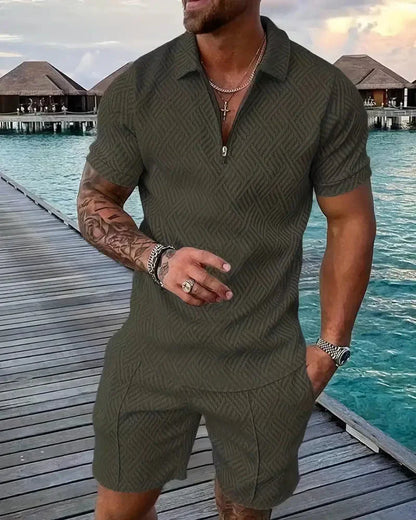 Relaxed Fit Hooded Summer Sweat Suit