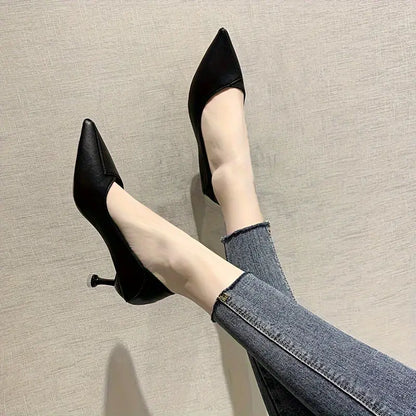 Low Heel Pointed Toe Women's Shoes - Nocini