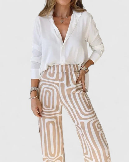 Stylish 2-Piece Outfit with Free Matching Belt