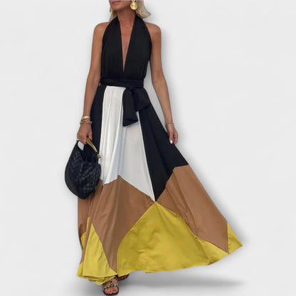 Elegant Floor Length Evening Maxi Dress