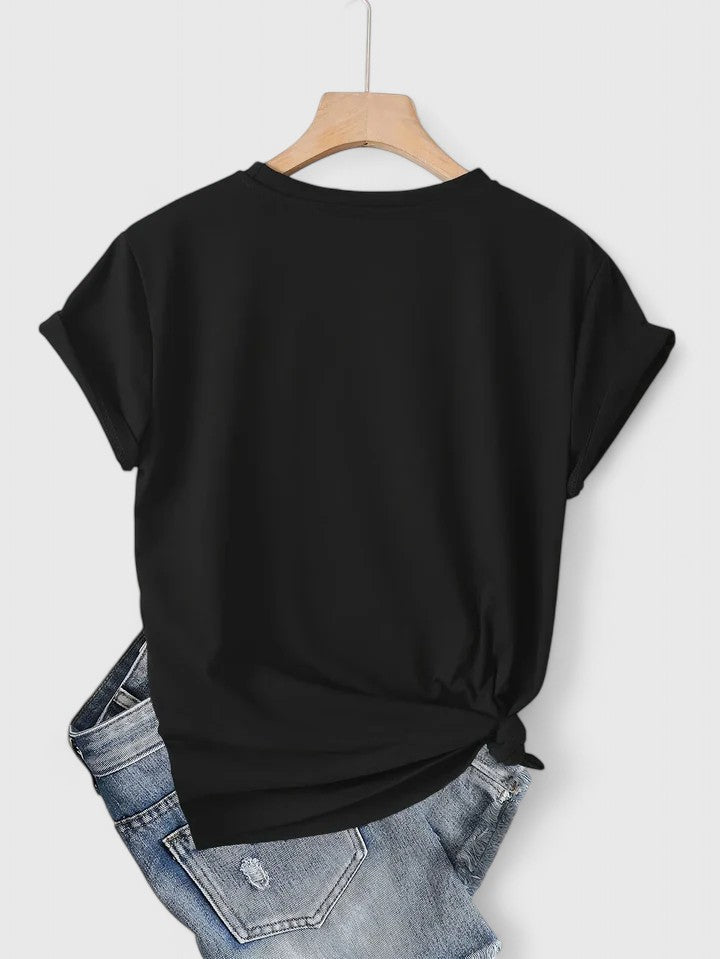 Soft Casual Short Sleeve Tee Shirt