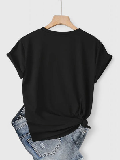 Soft Casual Short Sleeve Tee Shirt