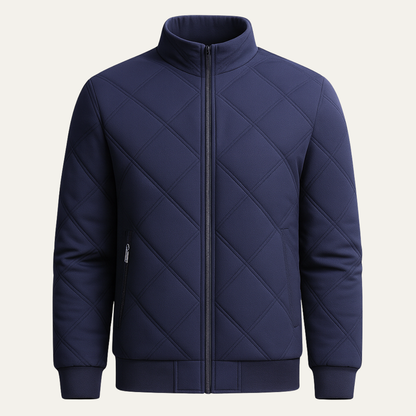 Warm Cotton Diamond Coat for Men with Stand Collar - Nocini