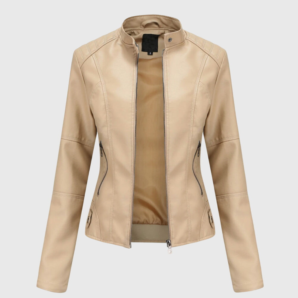 Classic Women's Faux Leather Jacket