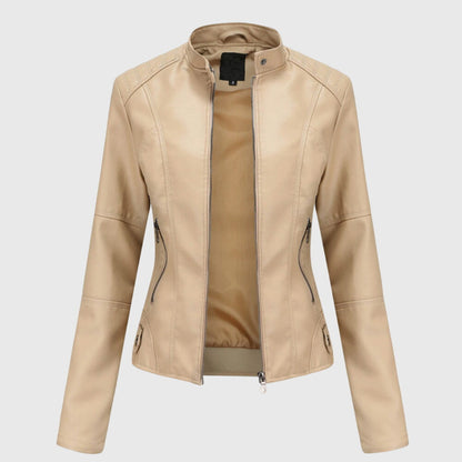 Classic Women's Faux Leather Jacket