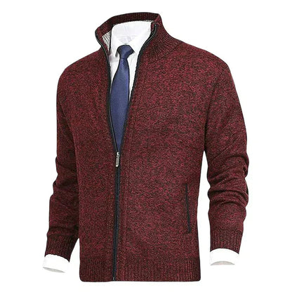 Cozy Cable Cardigan with Pockets and Hood - Olytrend